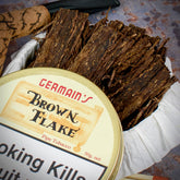 50g Tin - Germains Brown Flake Pipe Tobacco