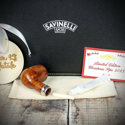 Savinelli 2023 Ltd Edition Christmas Briar Smoking Pipe - (61/69)