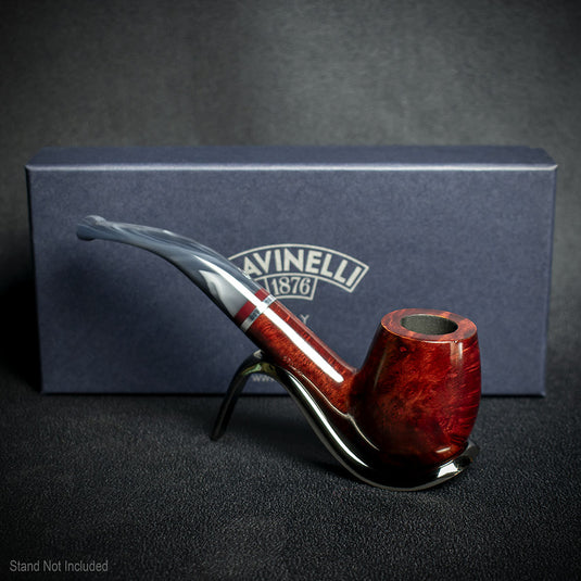Savinelli Lunaria Smooth Briar Smoking Pipe - Shape 670 6mm