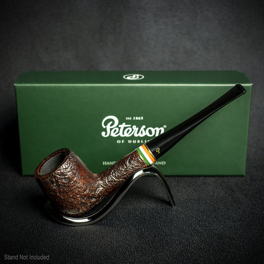 Peterson of Dublin St. Patrick's Day 2026 Sandblast Briar Pipe - Shape15