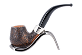 Peterson of Dublin Arklow Sandblasted Briar Smoking Pipe - Shape 230 (9mm)