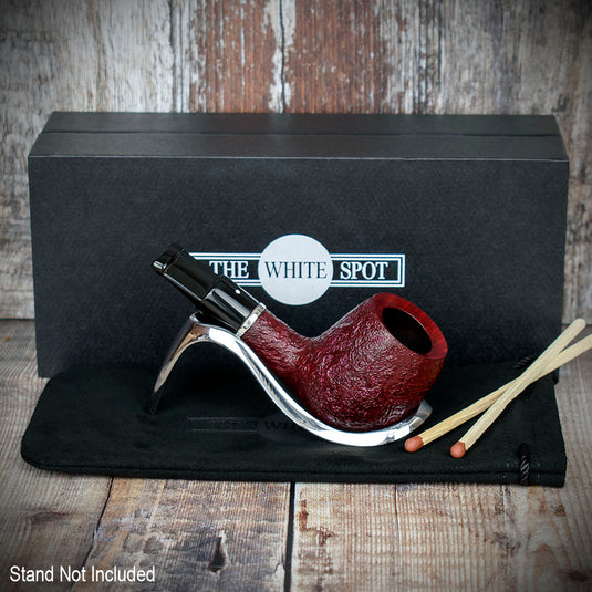 Alfred Dunhill White Spot Briar Smoking Pipe - Ruby Bark 4901