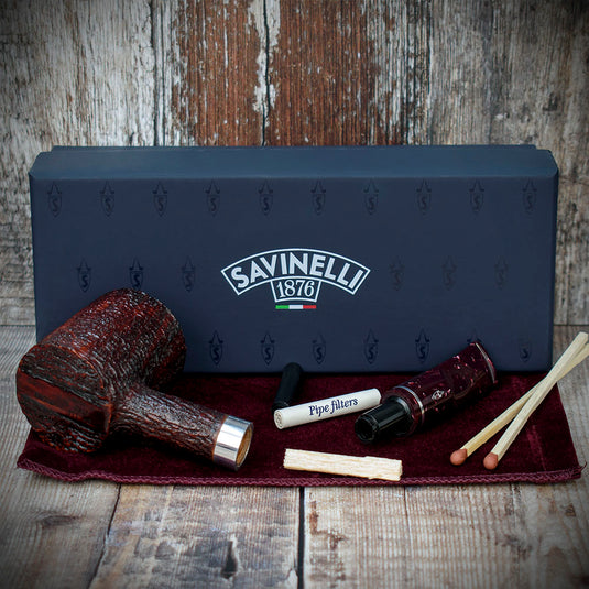 Savinelli | Bacco | Rusticated Dark Brown 311 | 6mm