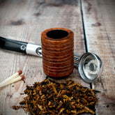 Falcon Pipe Bowl - Short Stack Chimney Lined