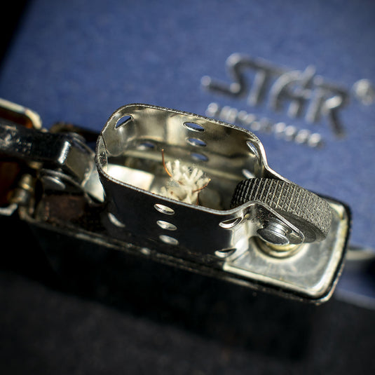Star Petrol Lighter - Black Ice