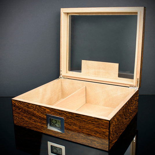 Passatore Ironwood Humidor Set - 40 Cigar Capacity