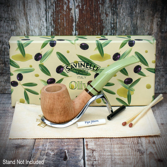 Savinelli Oliva Natural Rustic 601 - 6mm Pipe **DISC**