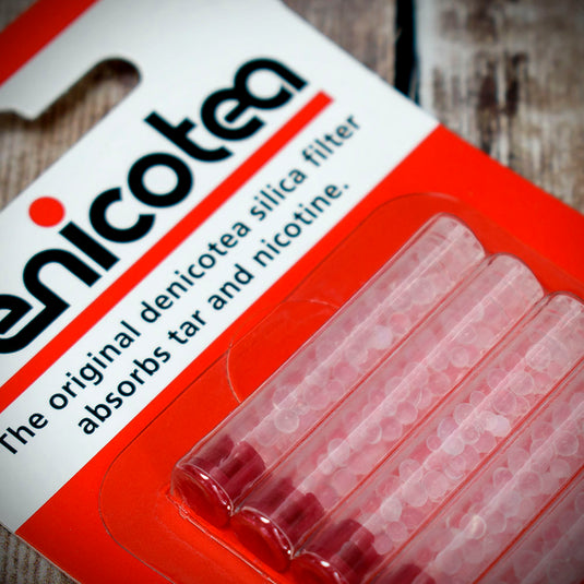 Denicotea Slim 6mm Crystal Filters | 10 Pack