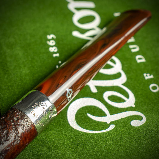 Sandblasted Peterson of Dublin Irish Harp Smoking Pipe - Shape 608