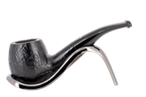 Falcon Coolway Sport Black Sandblast Briar Pipe - 6mm Filter