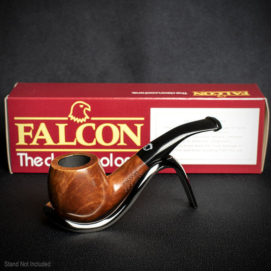 Falcon Coolway Sport Brown Smooth Briar Pipe - 6mm Filter