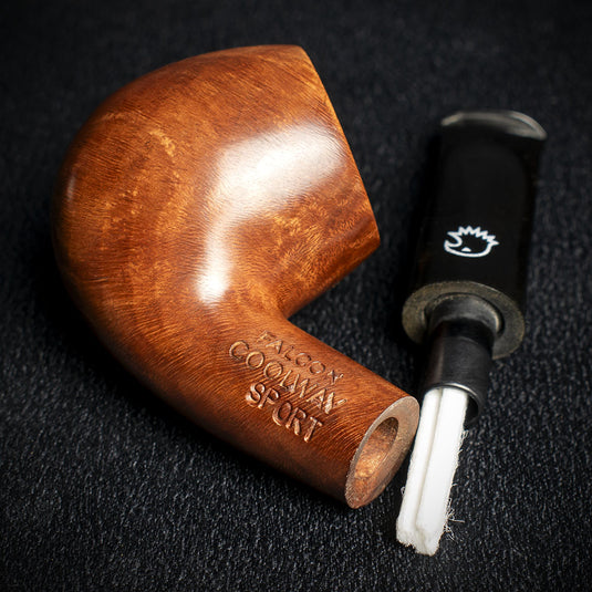 Falcon Coolway Sport Brown Smooth Briar Pipe - 6mm Filter