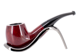 Falcon Coolway Sport Smooth Red Briar Pipe - 6mm Filter