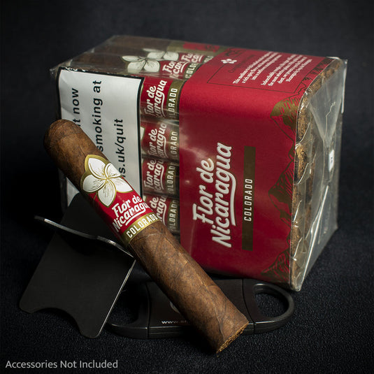 Flor de Nicaragua Colorado Robusto Cigars - Bundle of 20