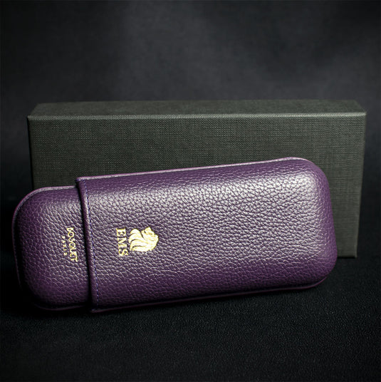 Bosquet EMS Leather Cigar Case (Limited Edition) Violet