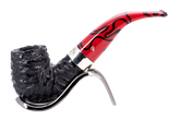 Peterson of Dublin Dracula Rusticated Briar Smoking Pipe - Shape XL90