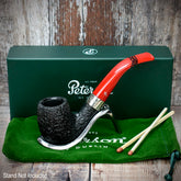 Dracula Sandblasted Briar Pipe By Peterson of Dublin - Shape No.69