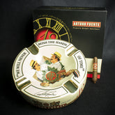 Arturo Fuente Hands of Time Ashtray - Cream + Short Story Cigar