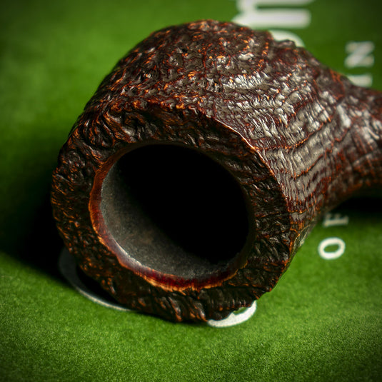 Sandblasted Peterson of Dublin Irish Harp Smoking Pipe - Shape 608