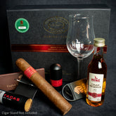 Partagas Serie E No.2 Tubed Cuban Cigar & Hine Miniature - Gift Box