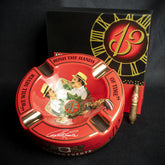 Arturo Fuente Hands of Time Ashtray - Red + Short Stopry Cigar