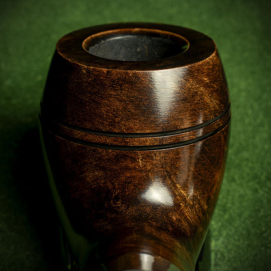 Peterson of Dublin Sherlock Holmes Briar Smoking Pipe Dark Series - Deerstalker Smooth Deerstalker