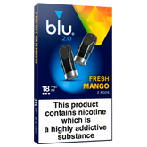 Blu 2.0 Fresh Mango Vape Pods 18mg/ml 2 Pack