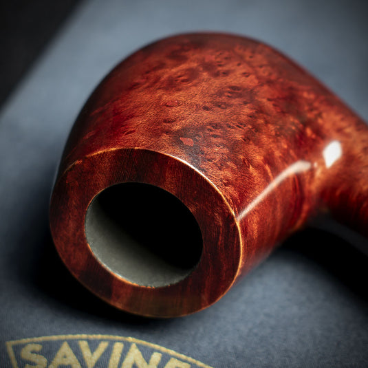 Savinelli Lunaria Smooth Briar Smoking Pipe - Shape 670 6mm