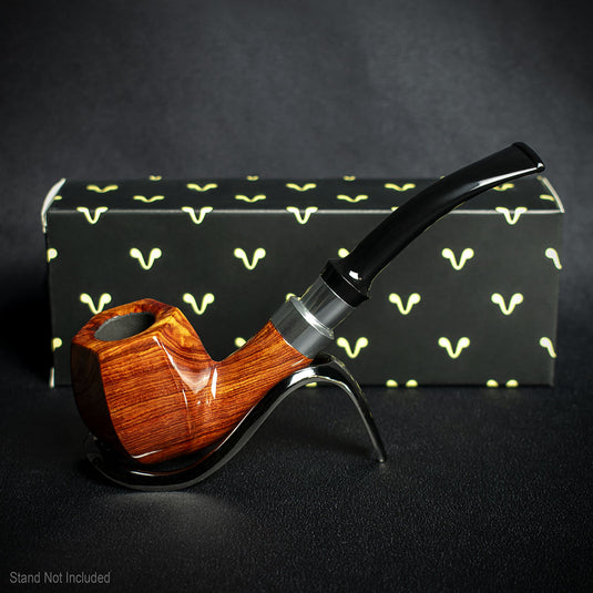 Smoke-King 9mm Rosewood Pipe - Bent