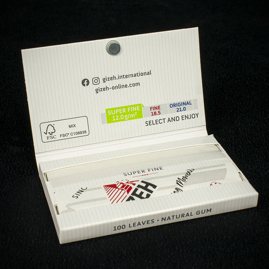 Gizeh Super Fine 100 Rolling Papers (Green)