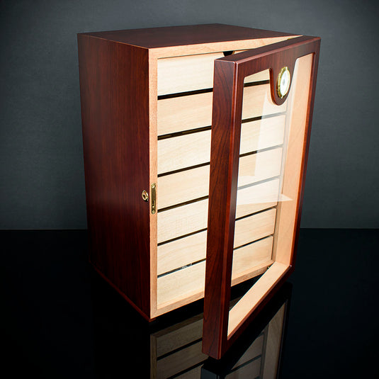 Cigar Humidor Cabinet Cherry 200 Capacity - HU22