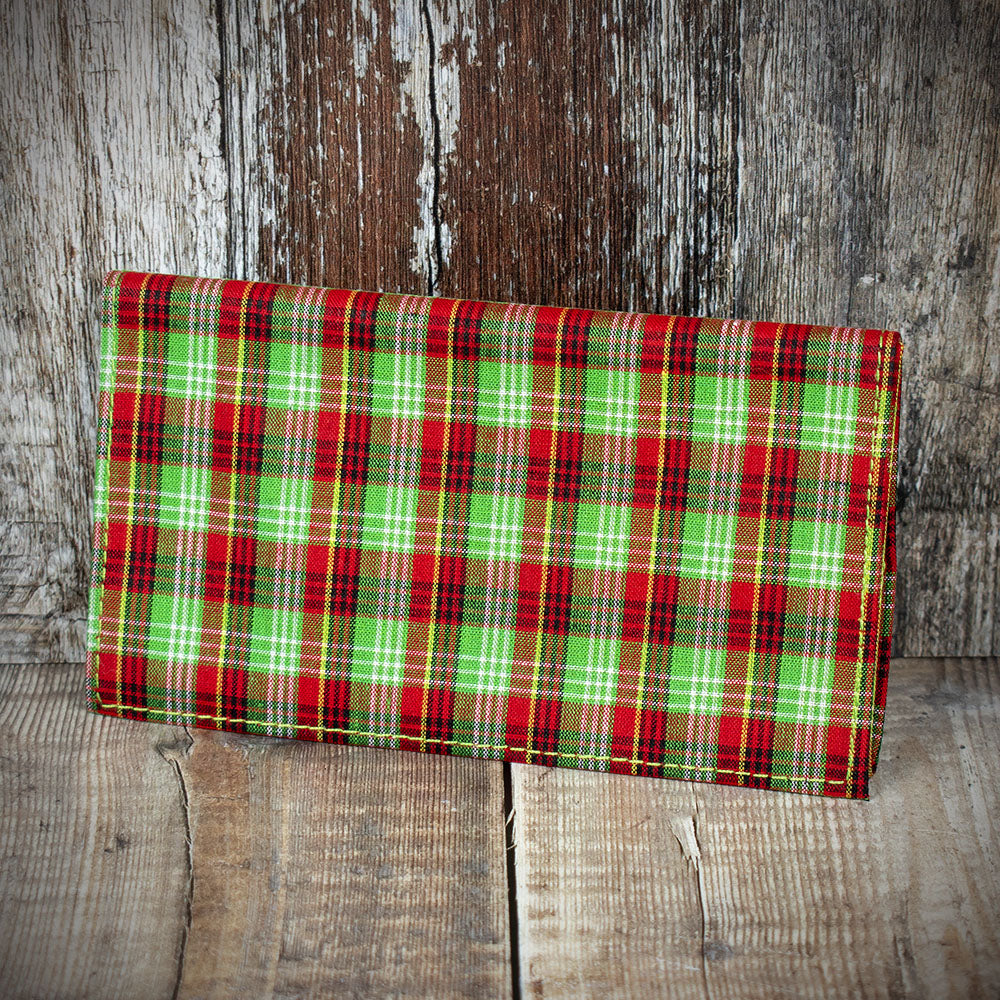 Scotch Plaid (Tartan) Pipe Tobacco Pouch - Green