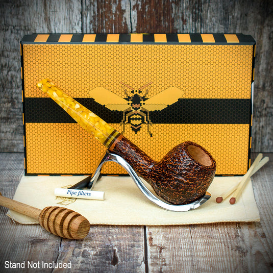 Savinelli Miele Rusticata Brownblast 207 - 6mm Briar Pipe