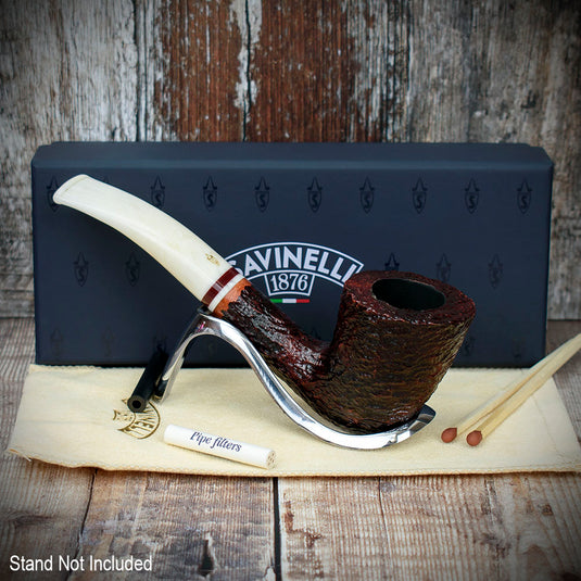 Savinelli Avorio Rustic Brown 920 - 6mm Briar Pipe