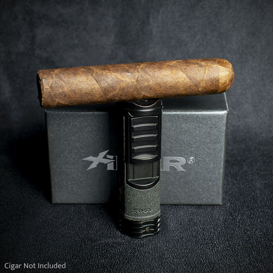 Xikar Tactical Single Jet Flame Cigar Lighter - Black (551 BLK)