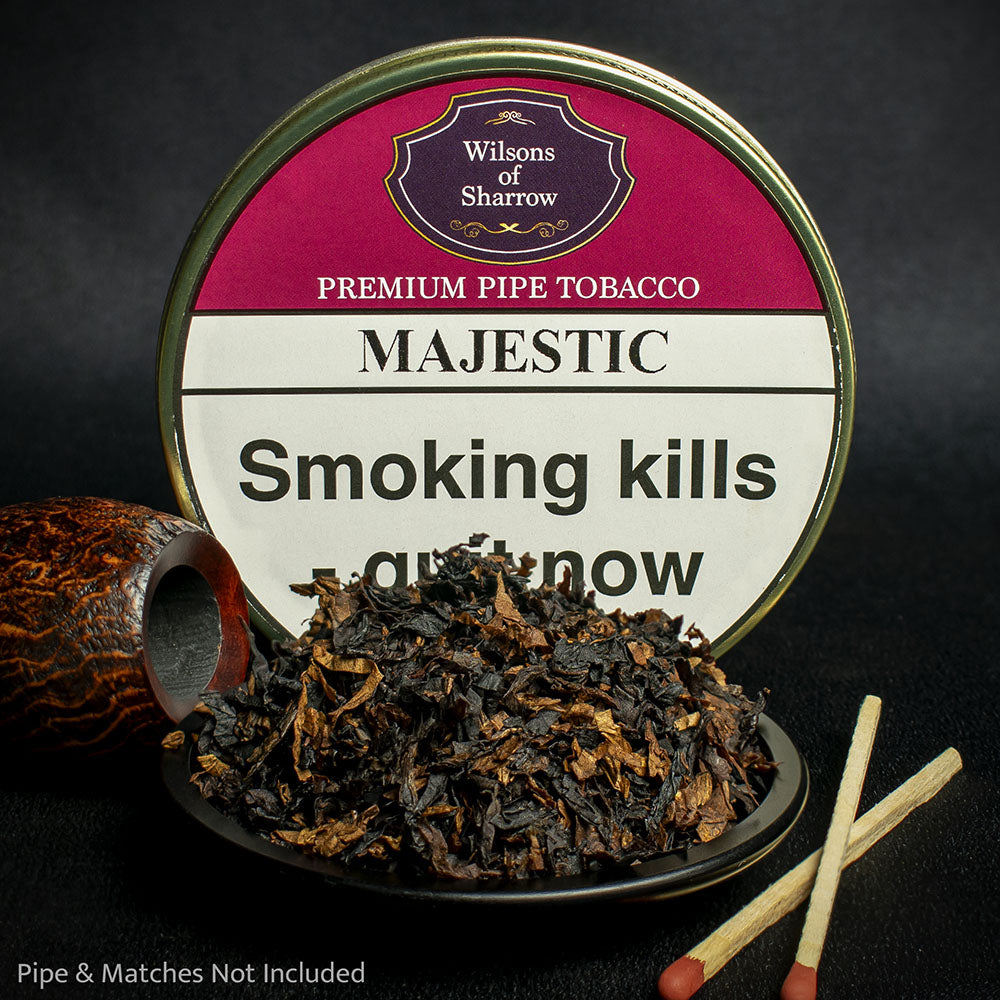 majestic tobacco Wilsons of Sharrow Majestic Pipe Tobacco (Vanilla & Cocoa) majestic tobacco Wilsons of Sharrow Majestic Pipe Tobacco (Vanilla & Cocoa)