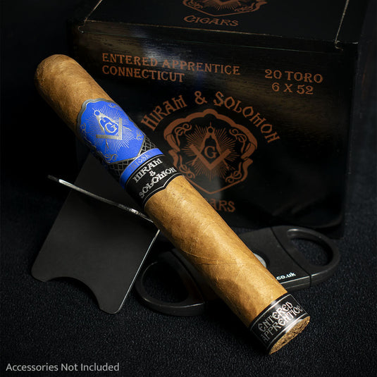 Hiram and Solomon Entered Apprentice Connecticut Toro Cigar - Single