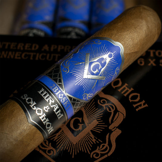 Hiram and Solomon Entered Apprentice Connecticut Toro Cigar - Single