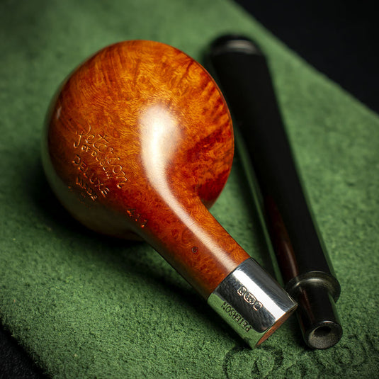 Peterson of Dublin De-Luxe Classic Natural Smoking Pipe - Shape 411