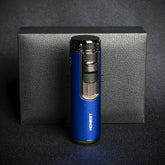 Honest Lewis Cigar Lighter - Blue & Chrome
