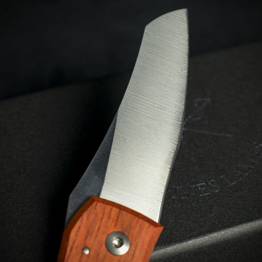 Les Fines Lames Le Petit Cigar Cutter & Knife - Classic Padauk