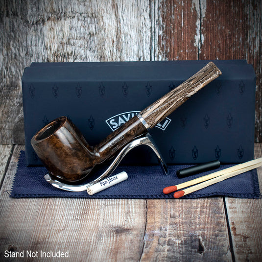 Savinelli Morellina Smooth Brown (128S) 6mm - Briar Pipe