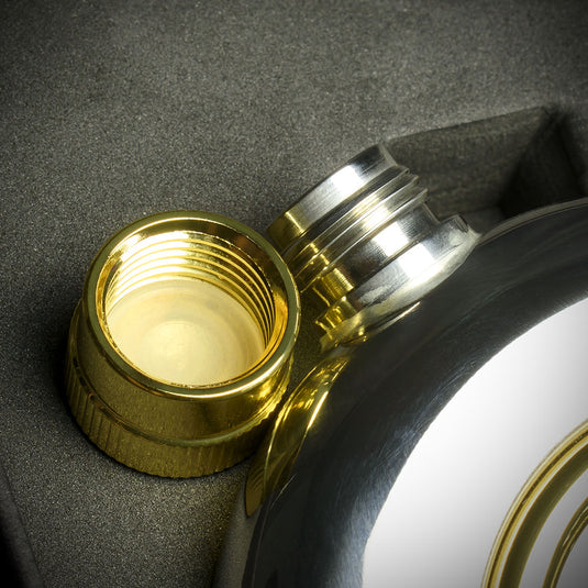 4oz Stainless Steel Porthole Hip Flask