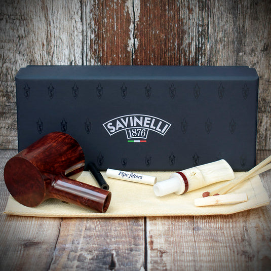 Savinelli Avorio Smooth Burgundy 311 - 6mm Briar Pipe