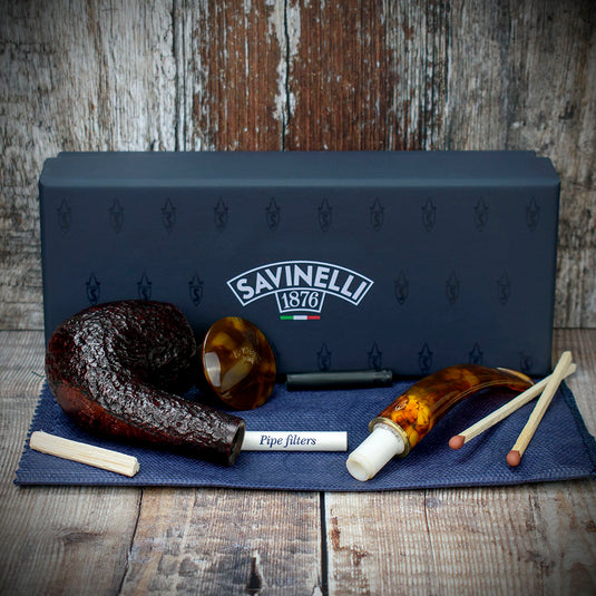 Savinelli Tortuga Rustic Shape No.602 - 6mm Briar Pipe