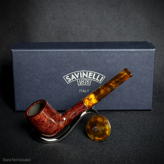 Savinelli Tortuga Smooth Shape No. 106 - 6mm Briar Pipe
