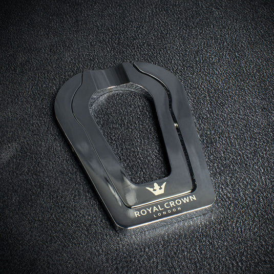 Polished Chrome Folding Pipe Stand