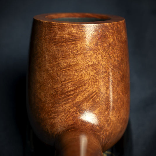 Savinelli Brown Smooth Churchwarden Briar Pipe - Shape 104