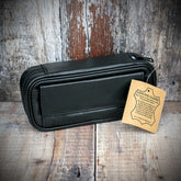 2 Pipe Bag - Black Nappa Leather