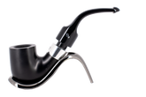 Peterson of Dublin Deluxe System Ebony 8s Briar Smoking Pipe - Shape 68